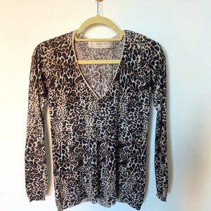 Zara Leopard Lightweight Sweater